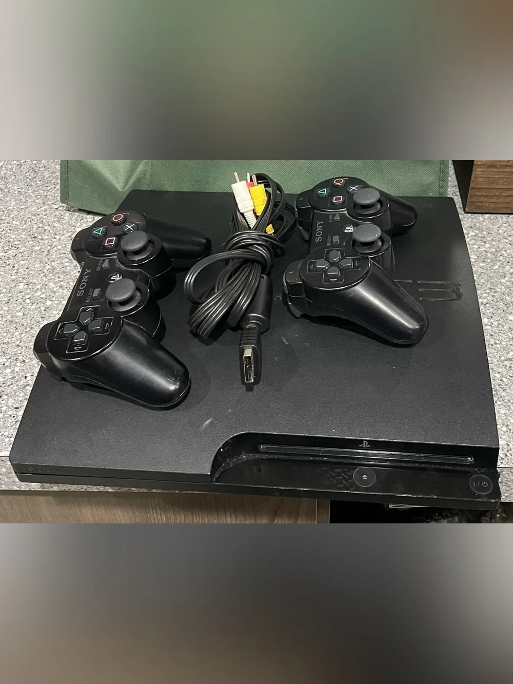Sony PS3 Slim Black Gaming Console - Matte Black Finish 320Gb